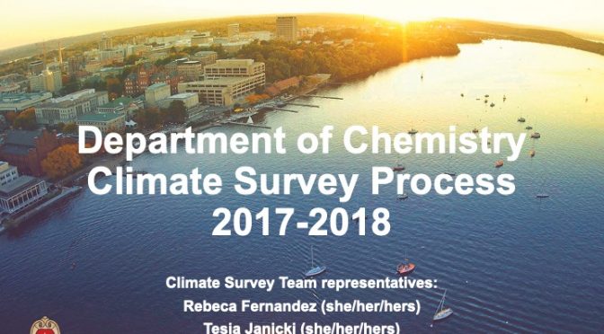 Student-Led Climate Assessment Promotes a Healthier Graduate School Environment: CHAS Journal Club