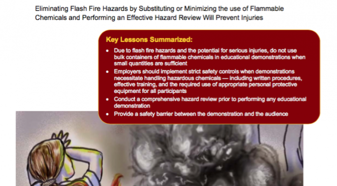 Safety Resources for Chemical Demonstrations