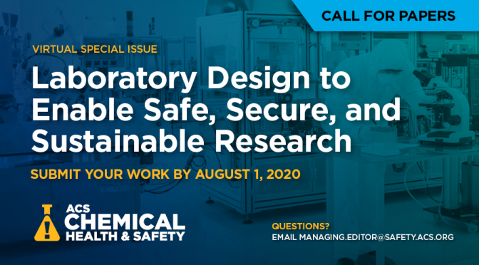 Acs Chemical Health Safety Call For Papers On Lab Design Acs